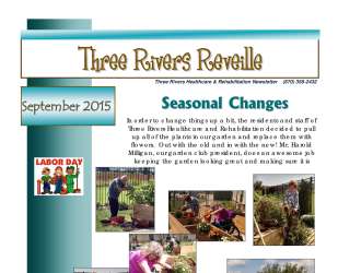 September 2015 Newsletter